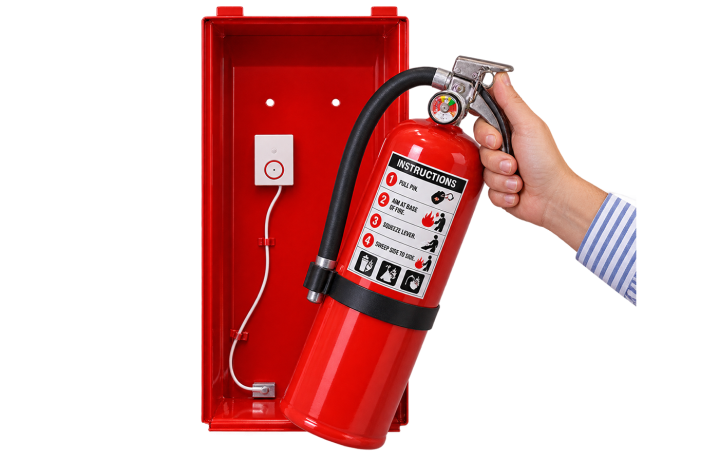 Alarme d'extincteur