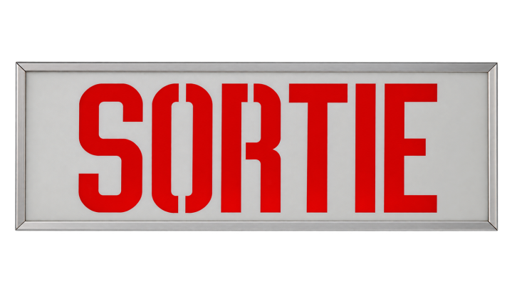 Panneau de sortie